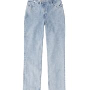 Abercrombie Criss Cross Asymmetrical Waist Jeans