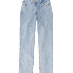 Abercrombie Criss Cross Asymmetrical Waist Jeans